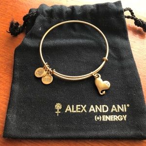 Alex & Ani Cupid’s Heart Charm Bracelet